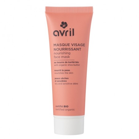Masque visage nourrissant BIO Avril 50 ml Peaux sèches et sensibles