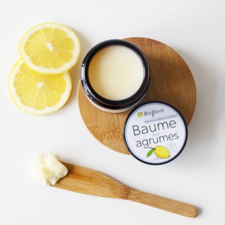 Baume aux agrumes Bioflore BIO 100g Bergamote Citron Mandarine