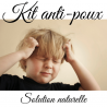 Kit anti-poux solution naturelle et Bio huiles essentielles et coco