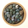 Agate mousse pierre roulée de qualité AA