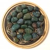 Héliotrope (Jaspe sanguin / Bloodstone) qualité AA
