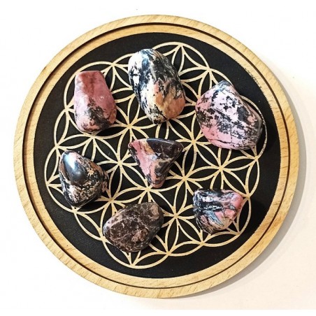 Rhodonite pierre minérale lithothérapie