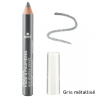 Crayon fard à paupières bio Avril Gris métallisé