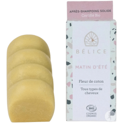 Après-shampoing solide Belice Matin d'été Fleur de coton 95g
