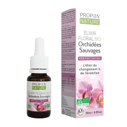 Elixir d'orchidées Bio sérénité, joie de vivre, libère les blocages, choc émotionnel, traumatisme, déprime