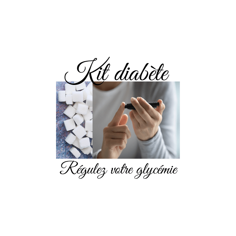 Kit diabète pour réguler la glycémie (taux de sucre dans le sang)