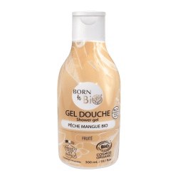 Gel douche Born to Bio Pêche Mangue 300 ml