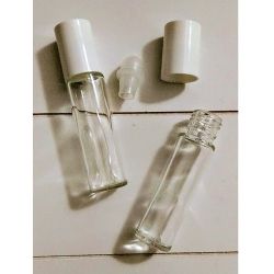Ustensile DIY flacon à bille 10ml verre transparent