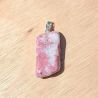 Thulite pendentif pierre sur oeillet en argent modèle moyen