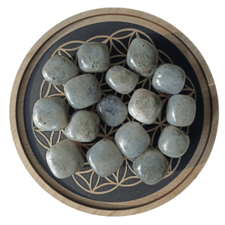 Labradorite bleue pierre roulée
