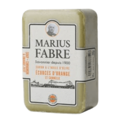 Savon Marius Fabre à l'huile d'olive 250g écorces d'orange et cannelle