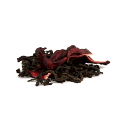 Thé noir Assam (Inde du Sud), hibiscus, griotte, arômes naturels de cerise et de rhum