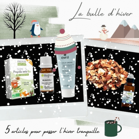 La bulle d'hiver, 5 produits Bio pour passer l'hiver tranquille
