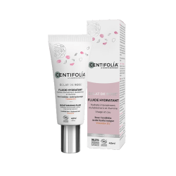 Fluide hydratant éclat de rose Centifolia BIO 40 ml