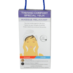 Thermo-confort yeux, pour soulager maux de tête, sinus, yeux fatigués