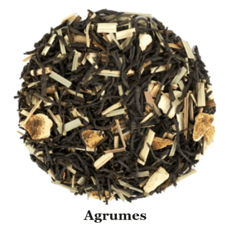 Thé noir 7 Citrus Bio saveur Agrumes