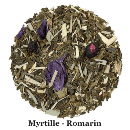 Thé vert Myrtille et Romarin BIO