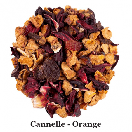 Mélange fruité de Noël BIO saveur Cannelle Orange