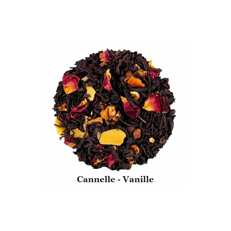Thé noir de Noël saveur Cannelle Vanille