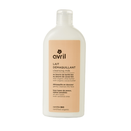 Lait démaquillant BIO Avril au beurre de Karité et Ginkgo Biloba 250ml