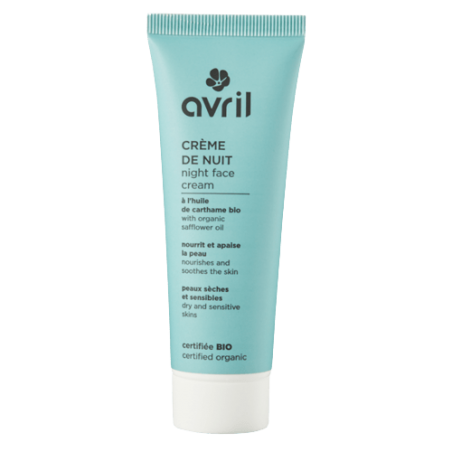 Crème de nuit BIO Avril pour peau sèche ou peau sensible