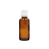 Flacon ambré compte-gouttes pour huiles essentielles ou huiles végétales 30 ml