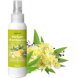 Spray désodorisant d'intérieur Direct nature aux huiles essentielles Verveine du Yunnan (Verveine, Lemongrass, Citron)