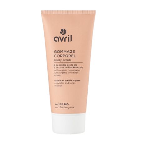 Gommage corporel Bio Avril à la poudre de riz
