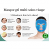 Masque gel soin visage froid ou chaud rides, cernes, poches, maux de tête, fièvre, teint terne