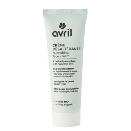Crème désaltérante BIO Avril 50 ml Hydrate intensément la peau