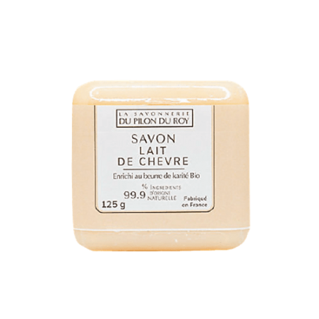 Savon au lait de chèvre 125g - Savonnerie du pilon du roy