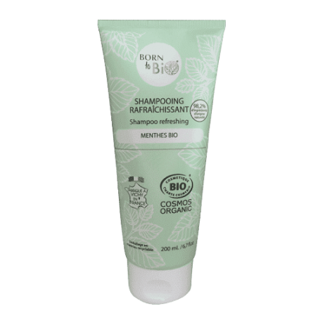 Shampoing rafraichissant Born to Bio 200 ml à la menthe verte