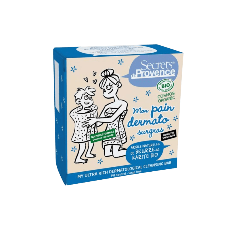 Pain dermato surgras Secrets de Provence Bio Argile karité