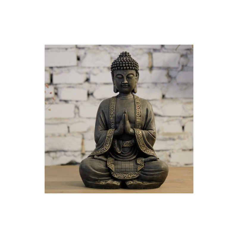 Statue Bouddha 37 cm décoration zen Méditation