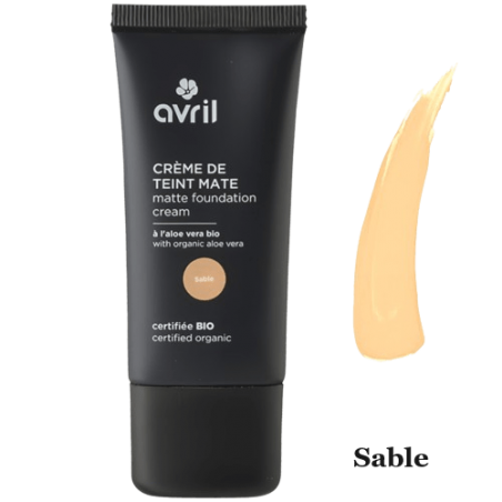 Crème de teint mate Avril Bio Sable