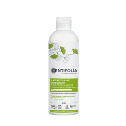Lait nettoyant hydratant démaquillant Centifolia Ginkgo Biloba 200ml