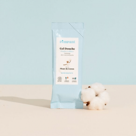 Gel douche Pimpant Recharge Poudre à diluer Fleur de Coton
