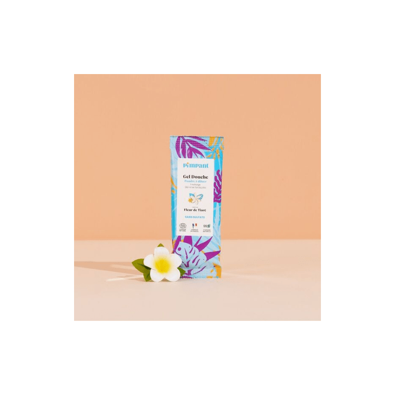 Gel douche Pimpant Recharge Poudre à diluer Fleur de Tiaré