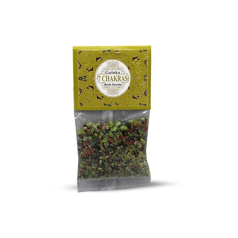 Encens en résine Goloka 7 Chakras 30g