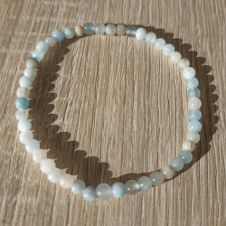 Bracelet en Morganite 4mm