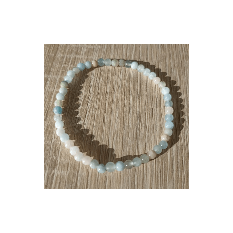 Bracelet en Morganite 4mm