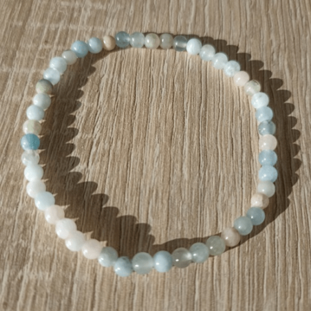 Bracelet en Morganite 4mm