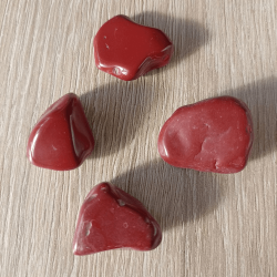 Pierres roulées de Jaspe rouge