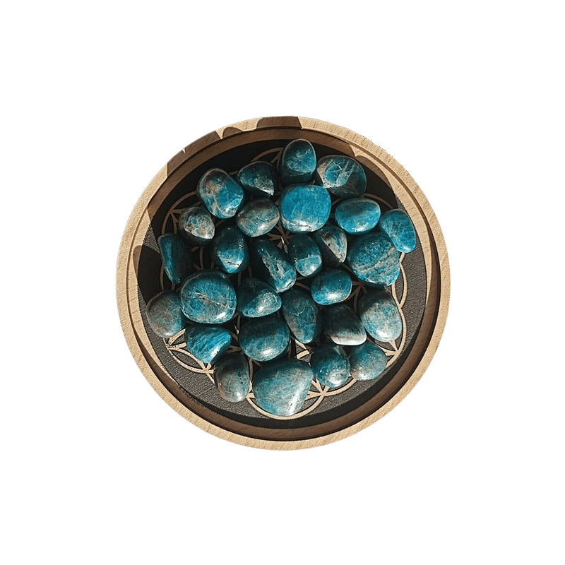 Apatite pierre roulée