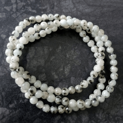 Bracelet en Jaspe Kiwi 4mm