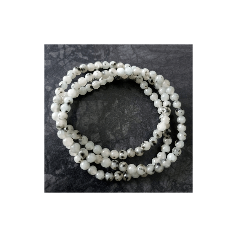 Bracelet en Jaspe Kiwi 4mm