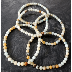 Bracelet en perles de 4mm Amazonite