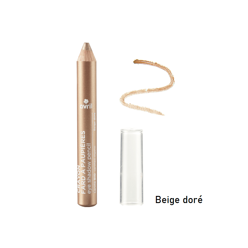 Crayon fard à paupières bio Avril Beige doré