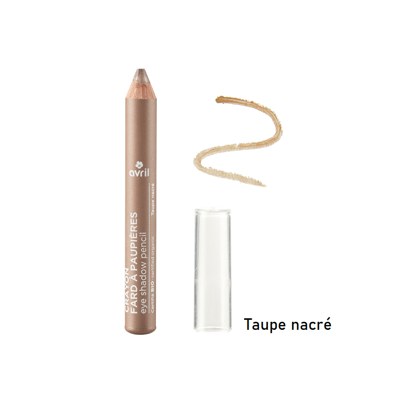 Crayon fard à paupières bio Avril Taupe nacré