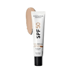 Crème solaire SPF50 Madara 40 ml légèrement teintée
